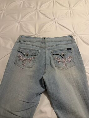 vintage Angels flare bedazzled jeans